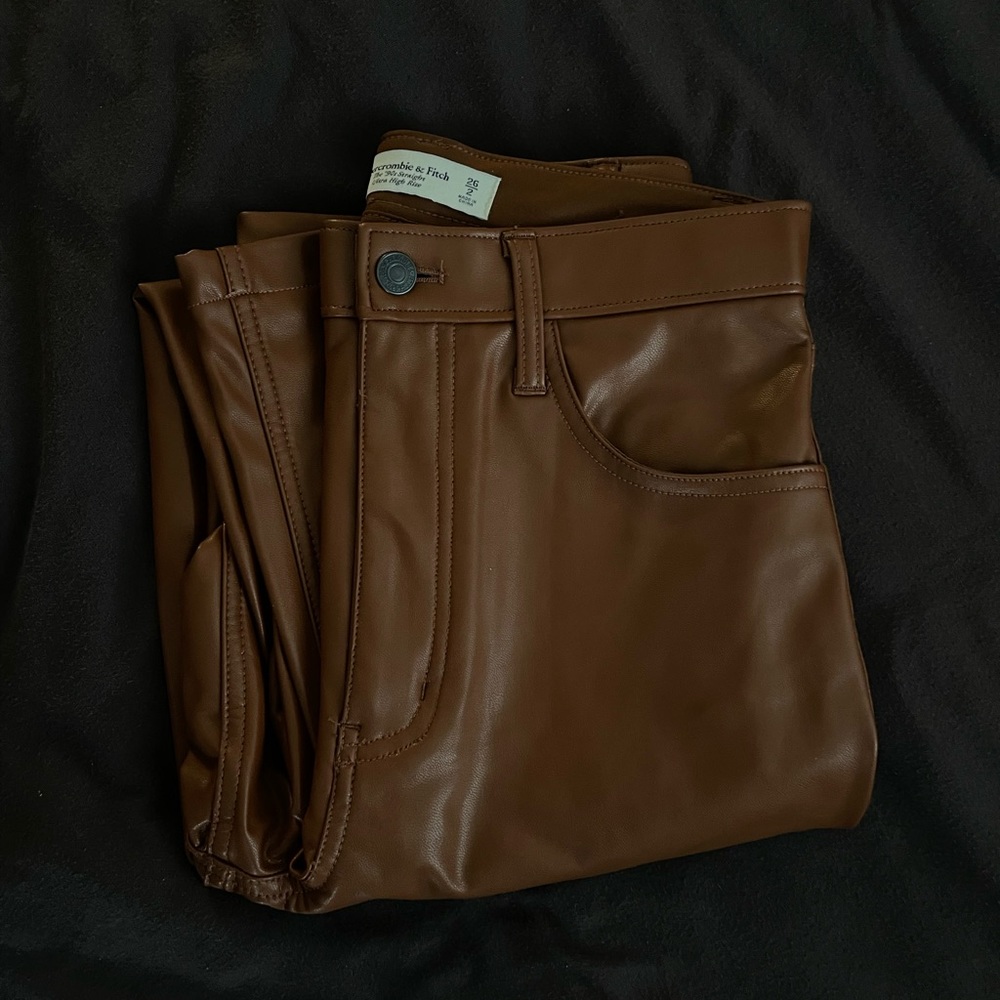 Abercrombie leather pants